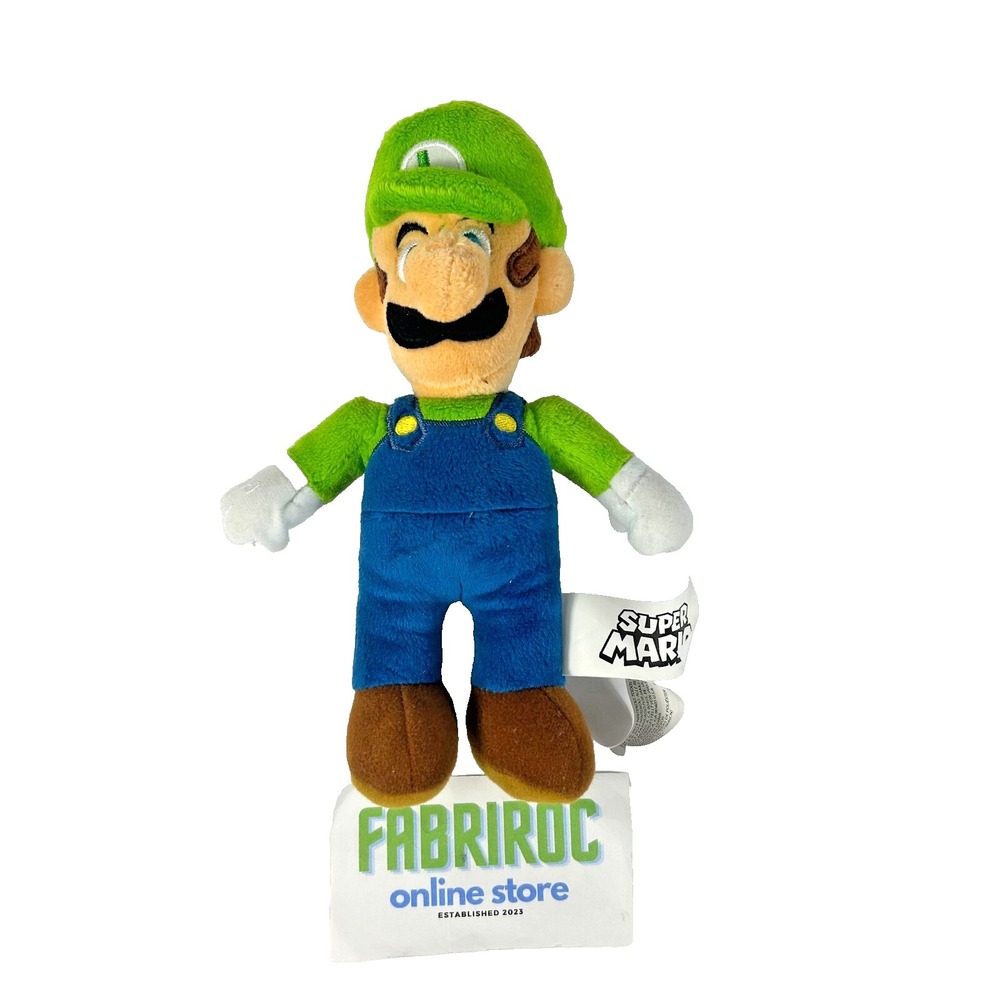 NEW! Luigi Plush – Super Mario | 8" Stuffed Toy | Jakks Pacific 2023 | Nintendo!